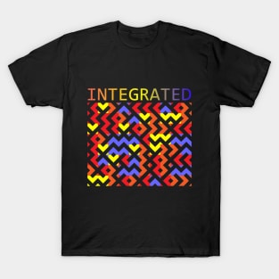 Integrated Maze Design T-Shirt